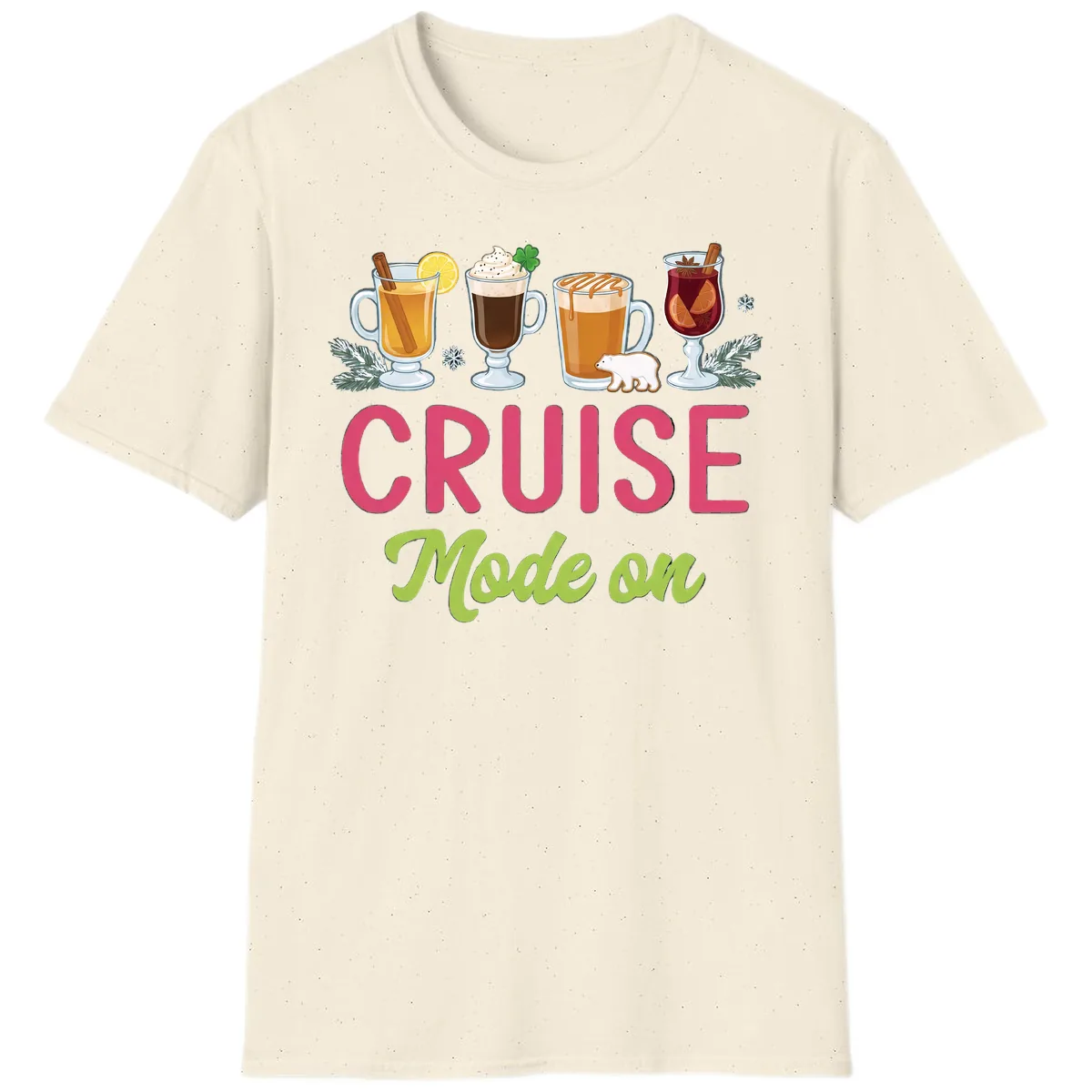 Cruise Mode On T-Shirt in Natural