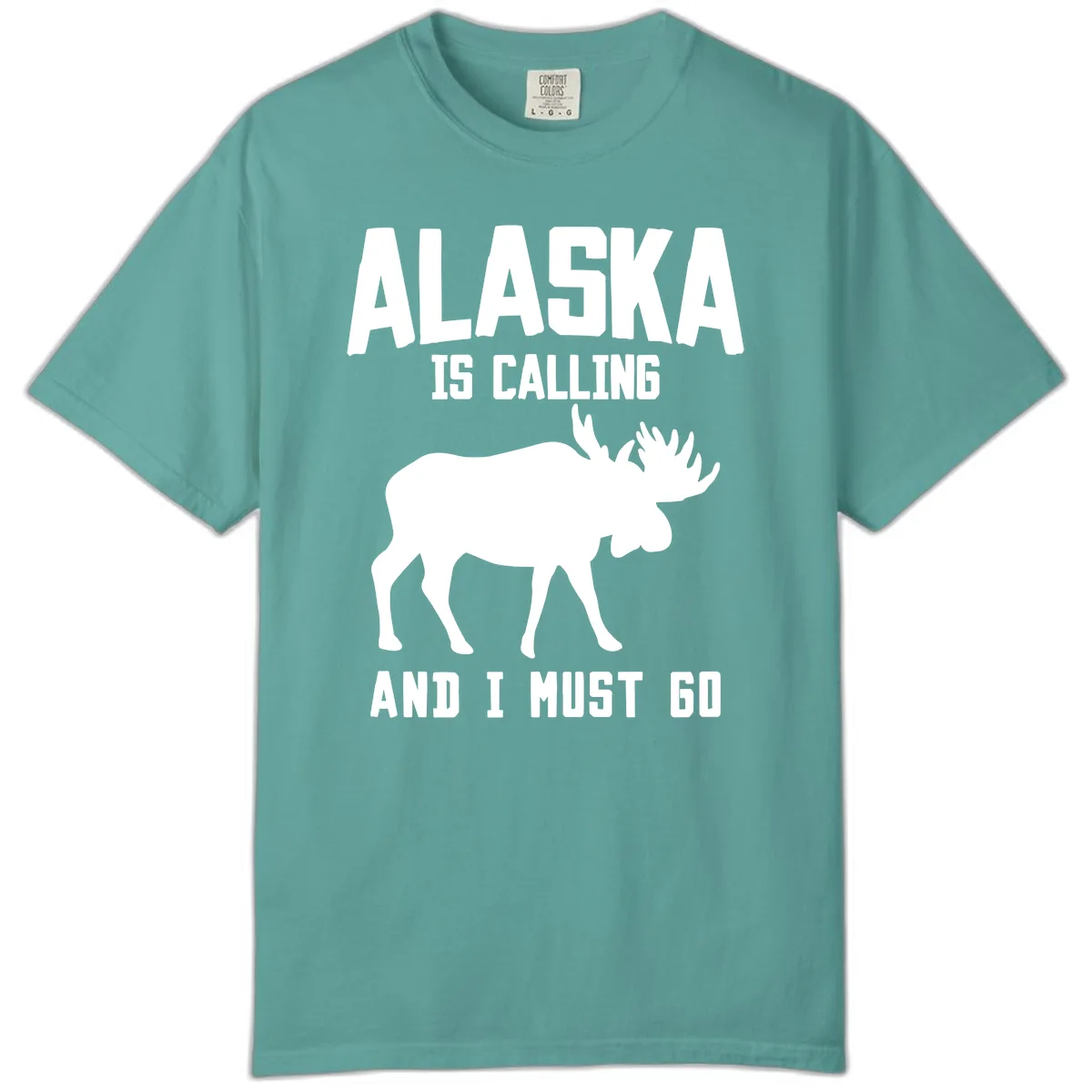 Alaska Is Calling Moose Comfort Color in Seafoam