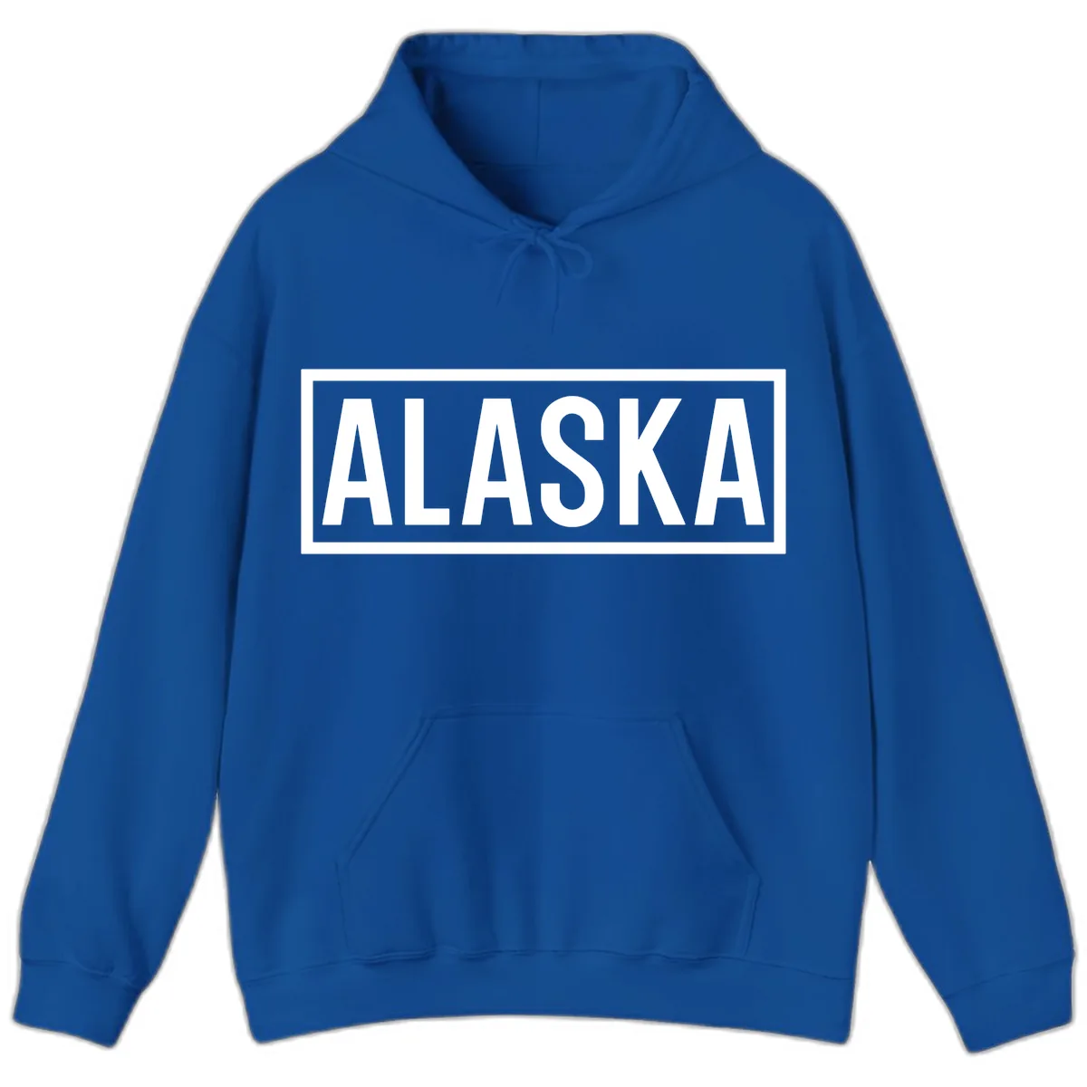 Alaska Bold Statement Hoodie in Royal