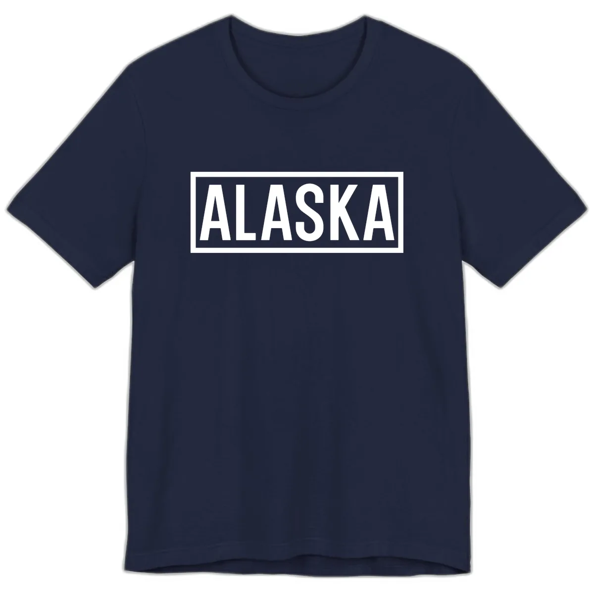Alaska Bold Statement Premium T-Shirt in Navy
