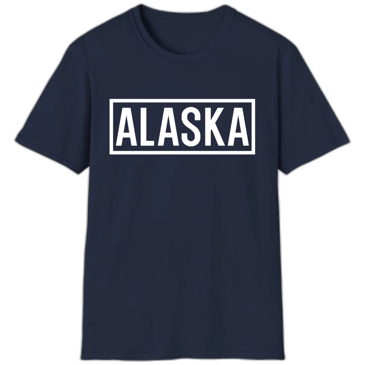 Alaska Bold Statement T-Shirt in Navy
