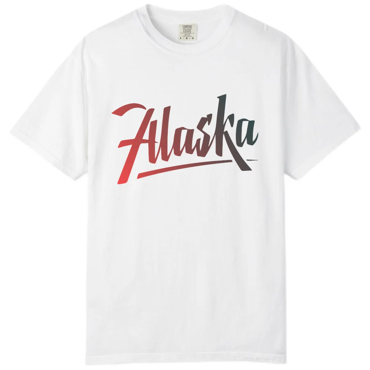 Alaska Cruise Upward Trend Comfort Color in White