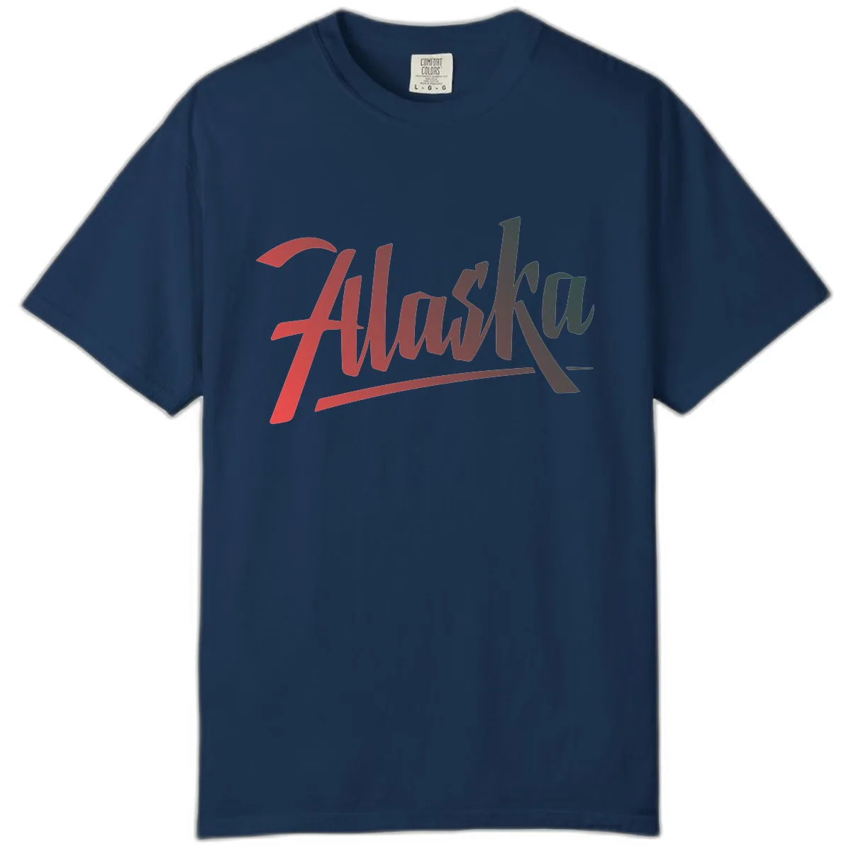 Alaska Cruise Upward Trend Comfort Color in Navy