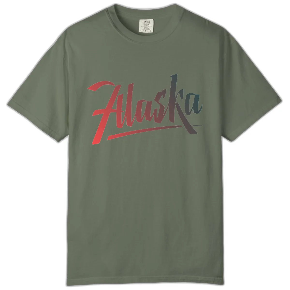 Alaska Cruise Upward Trend Comfort Color in Moss
