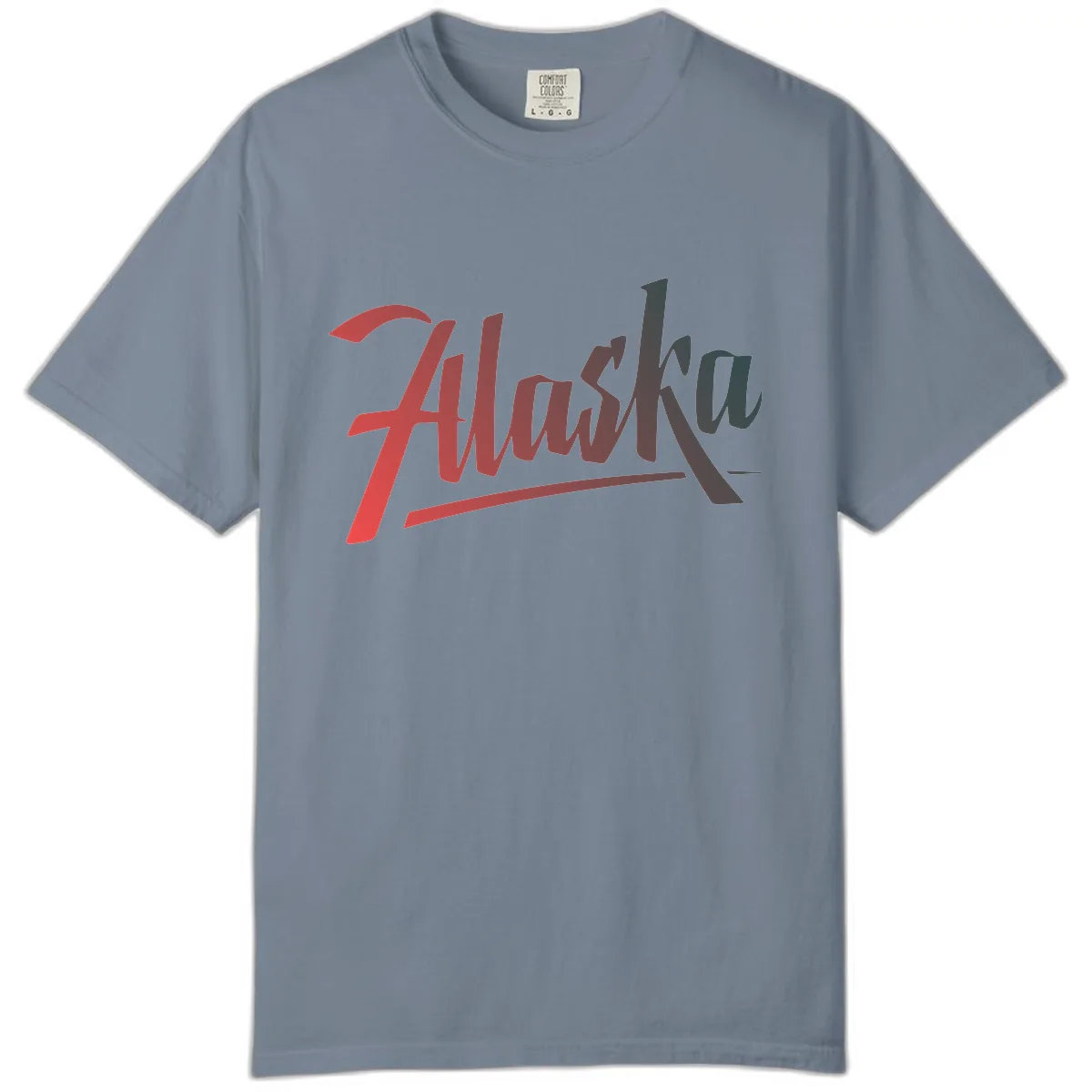 Alaska Cruise Upward Trend Comfort Color in Blue Jean