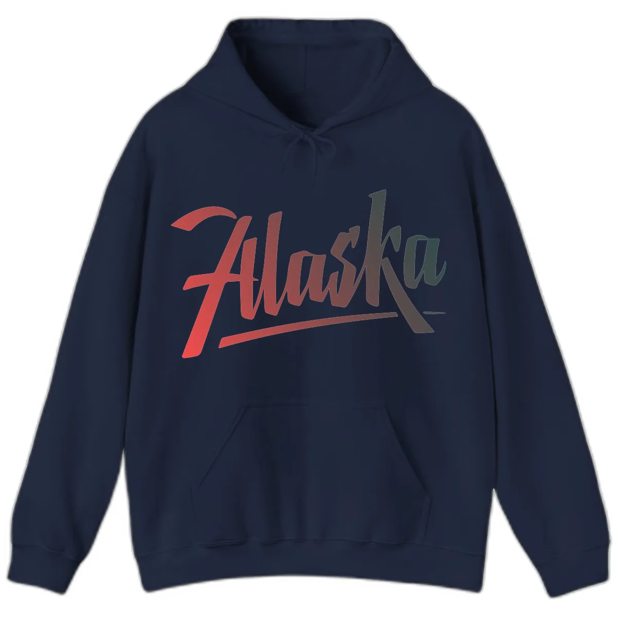 Alaska Cruise Upward Trend Hoodie in Navy