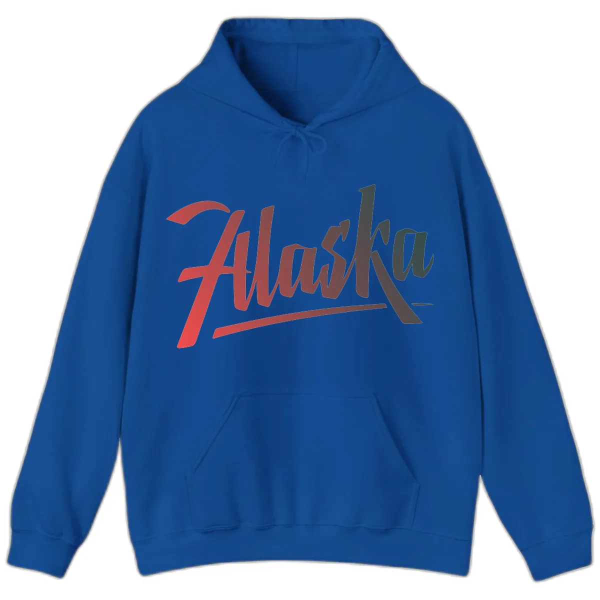 Alaska Cruise Upward Trend Hoodie in Royal