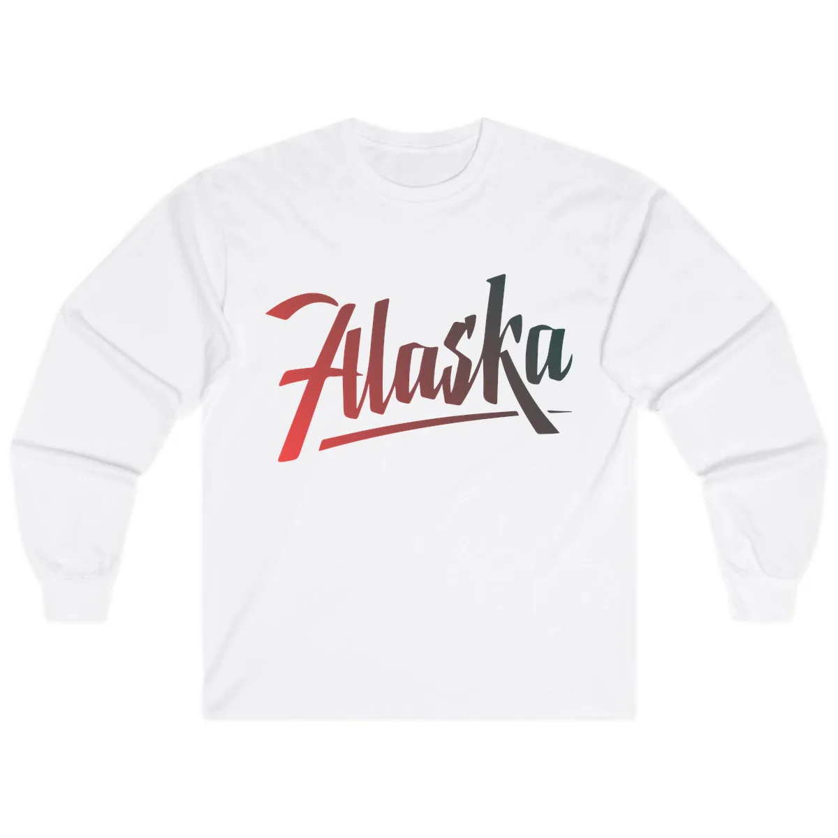 Alaska Cruise Upward Trend Long Sleeve in White