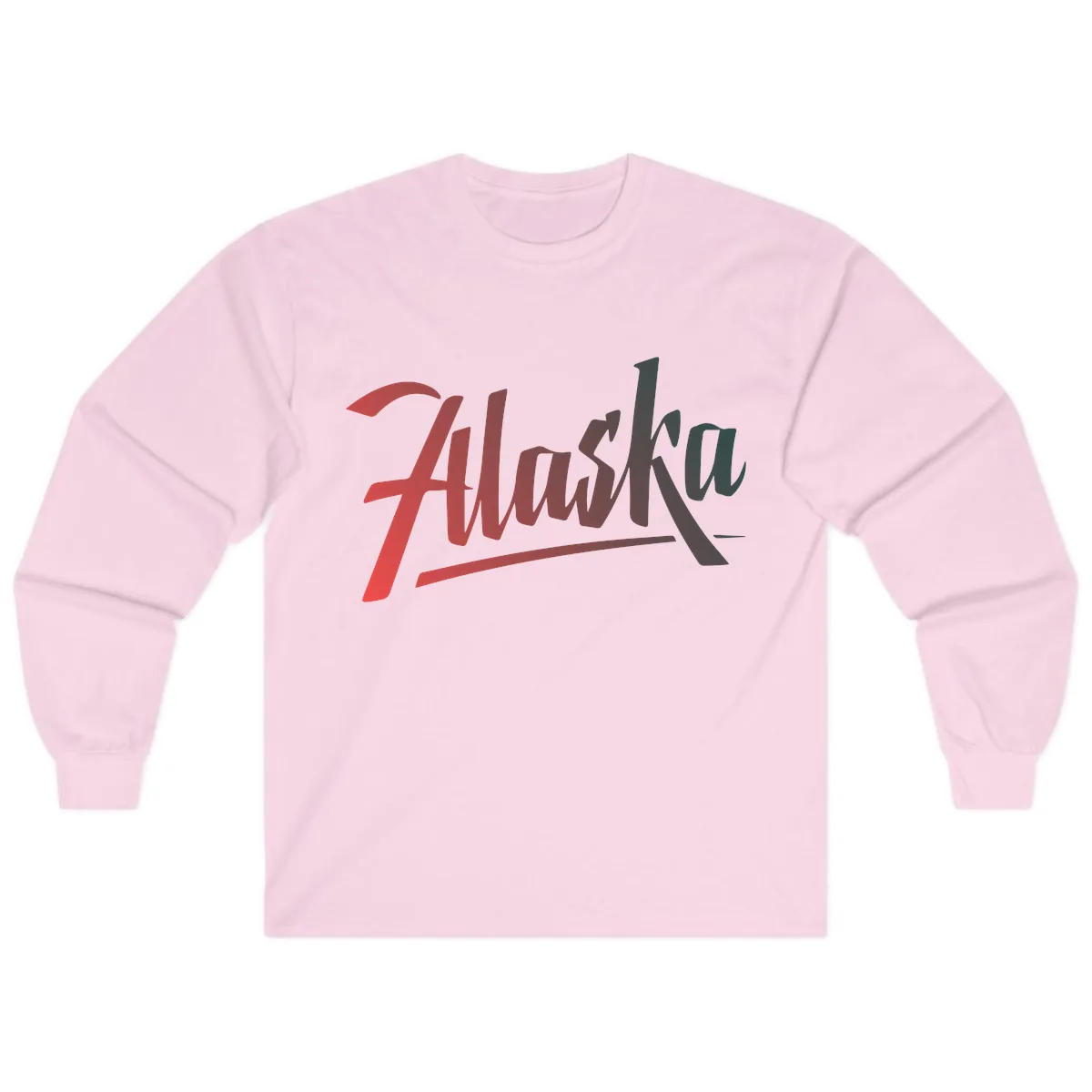 Alaska Cruise Upward Trend Long Sleeve in Light Pink