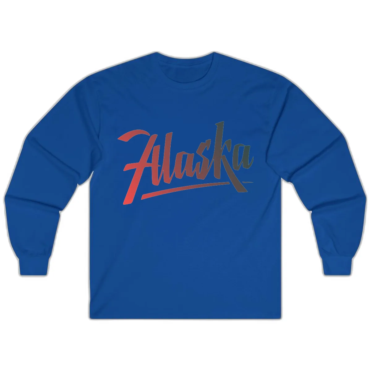 Alaska Cruise Upward Trend Long Sleeve in Royal