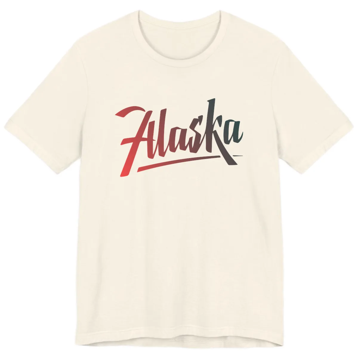 Alaska Cruise Upward Trend Premium T-Shirt in Natural