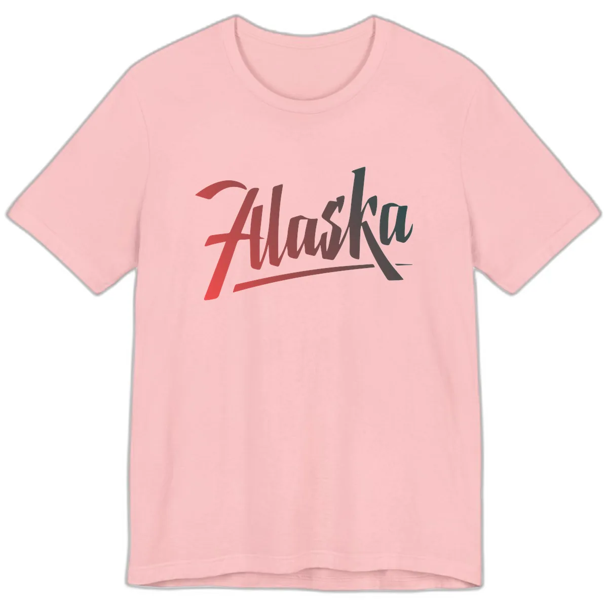 Alaska Cruise Upward Trend Premium T-Shirt in Pink