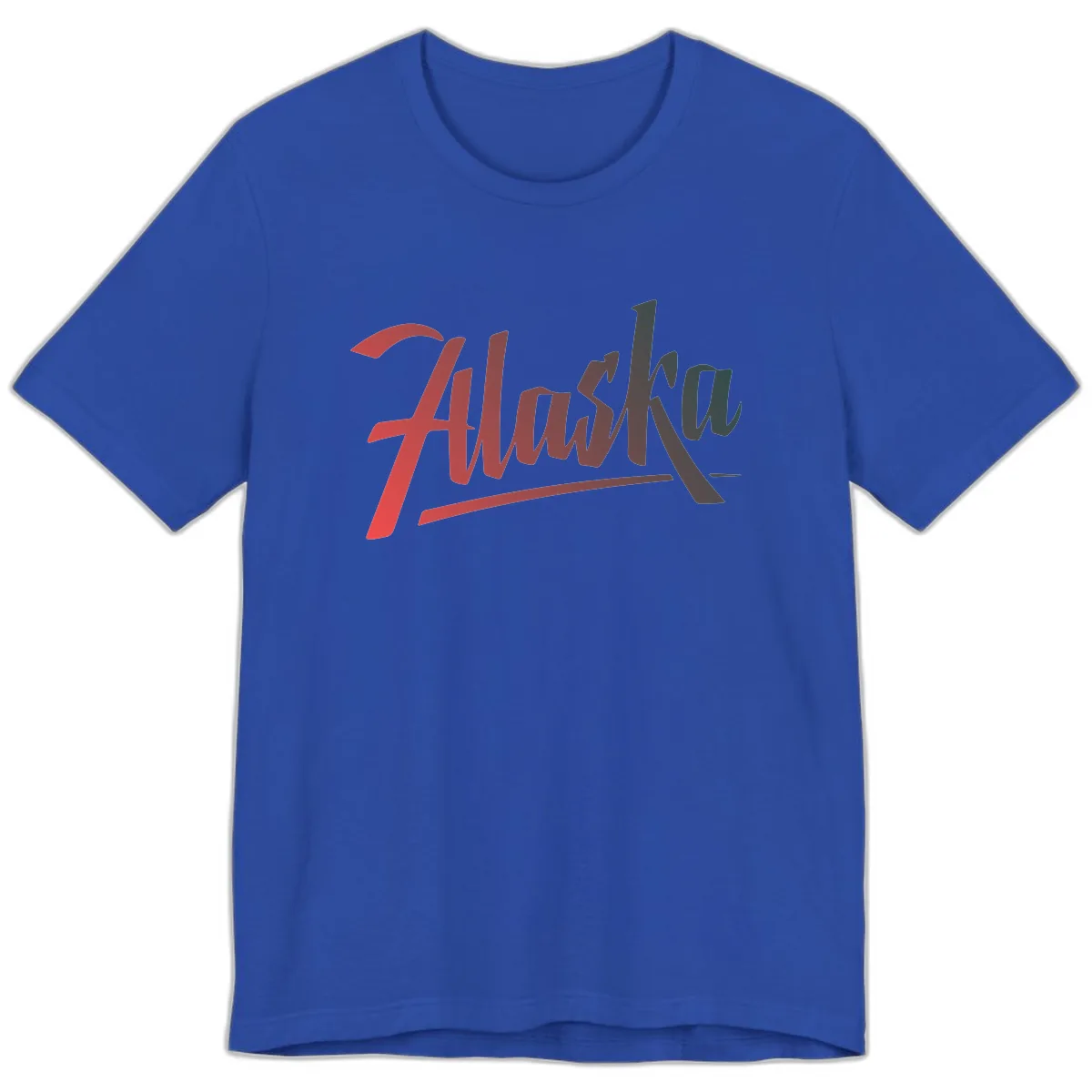 Alaska Cruise Upward Trend Premium T-Shirt in True Royal