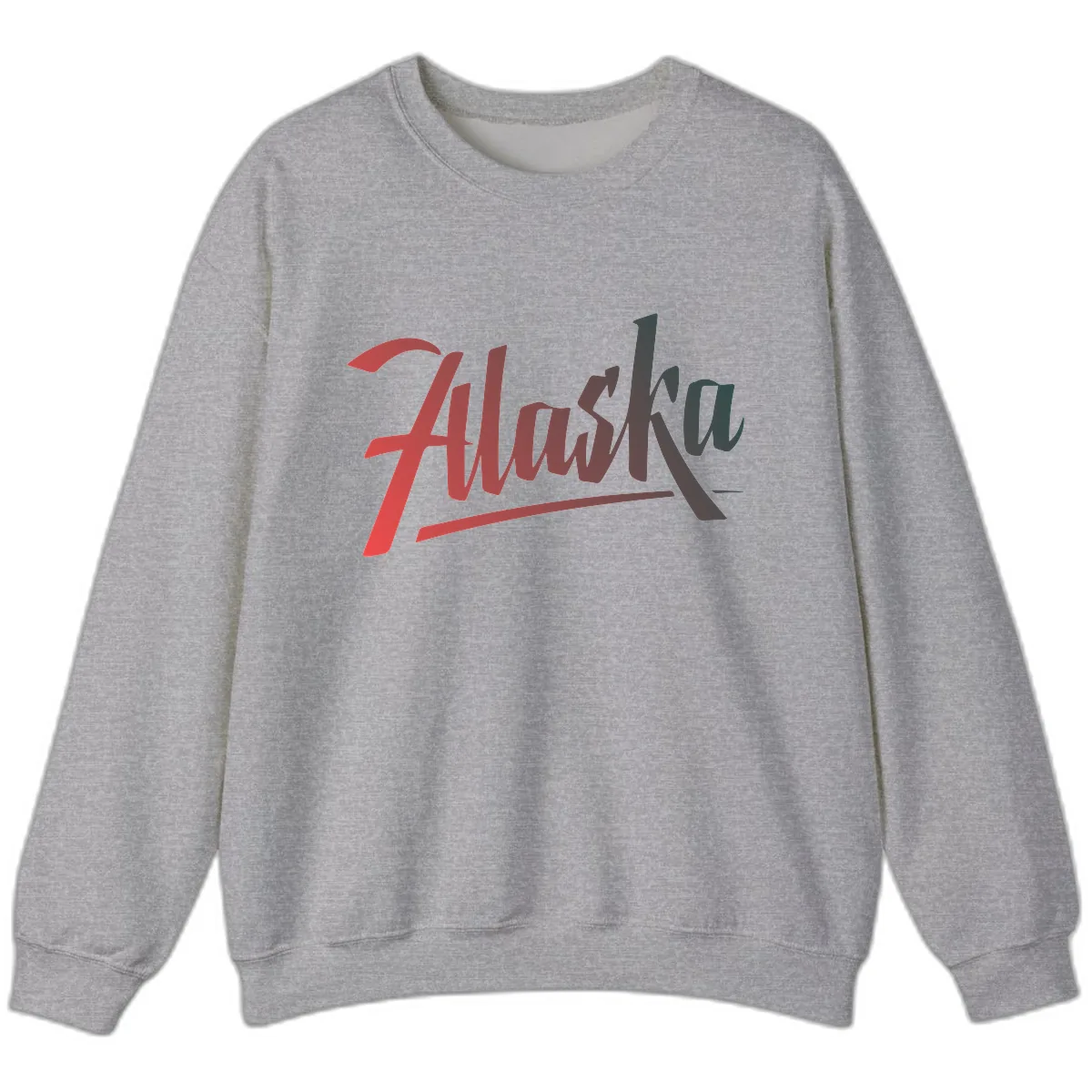 Alaska Cruise Upward Trend Sweatshirt in Sport Grey