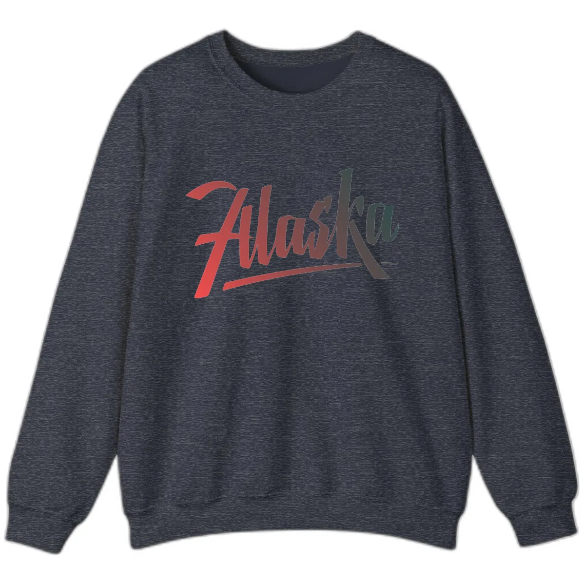 Alaska Cruise Upward Trend Sweatshirt in Heather Sport Dark Navy