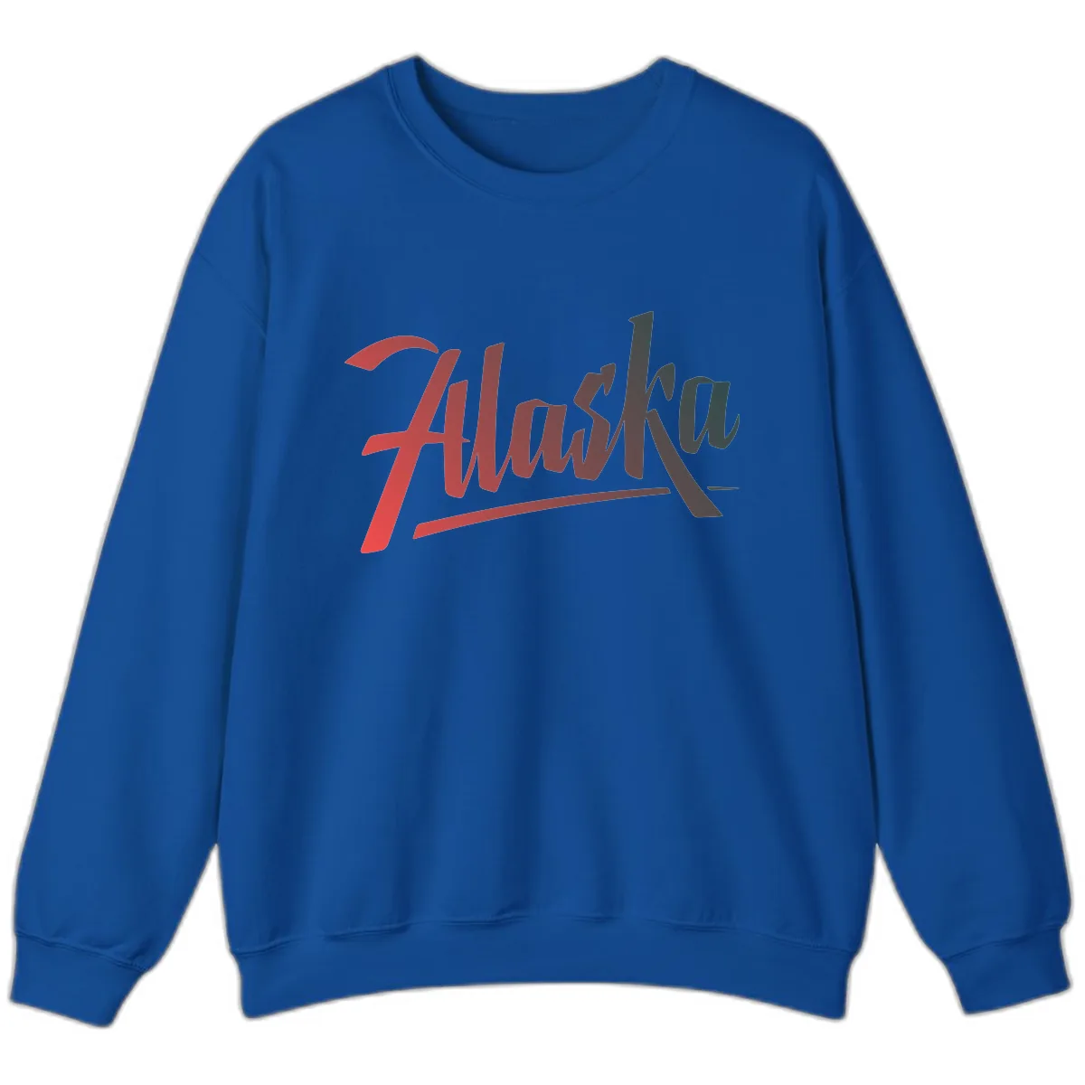 Alaska Cruise Upward Trend Sweatshirt in Royal