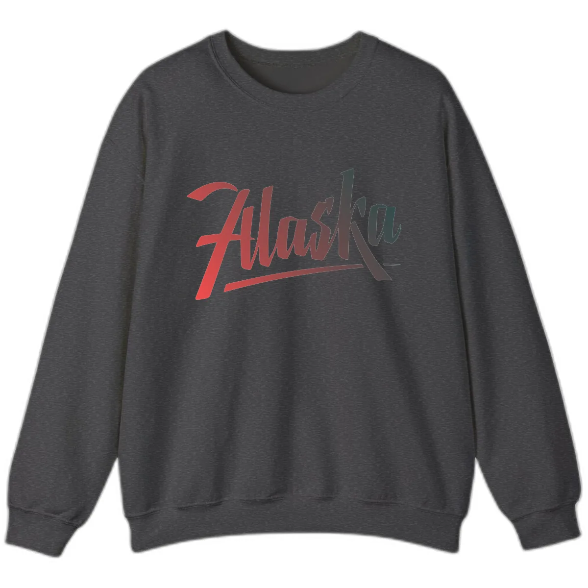 Alaska Cruise Upward Trend Sweatshirt in Dark Heather