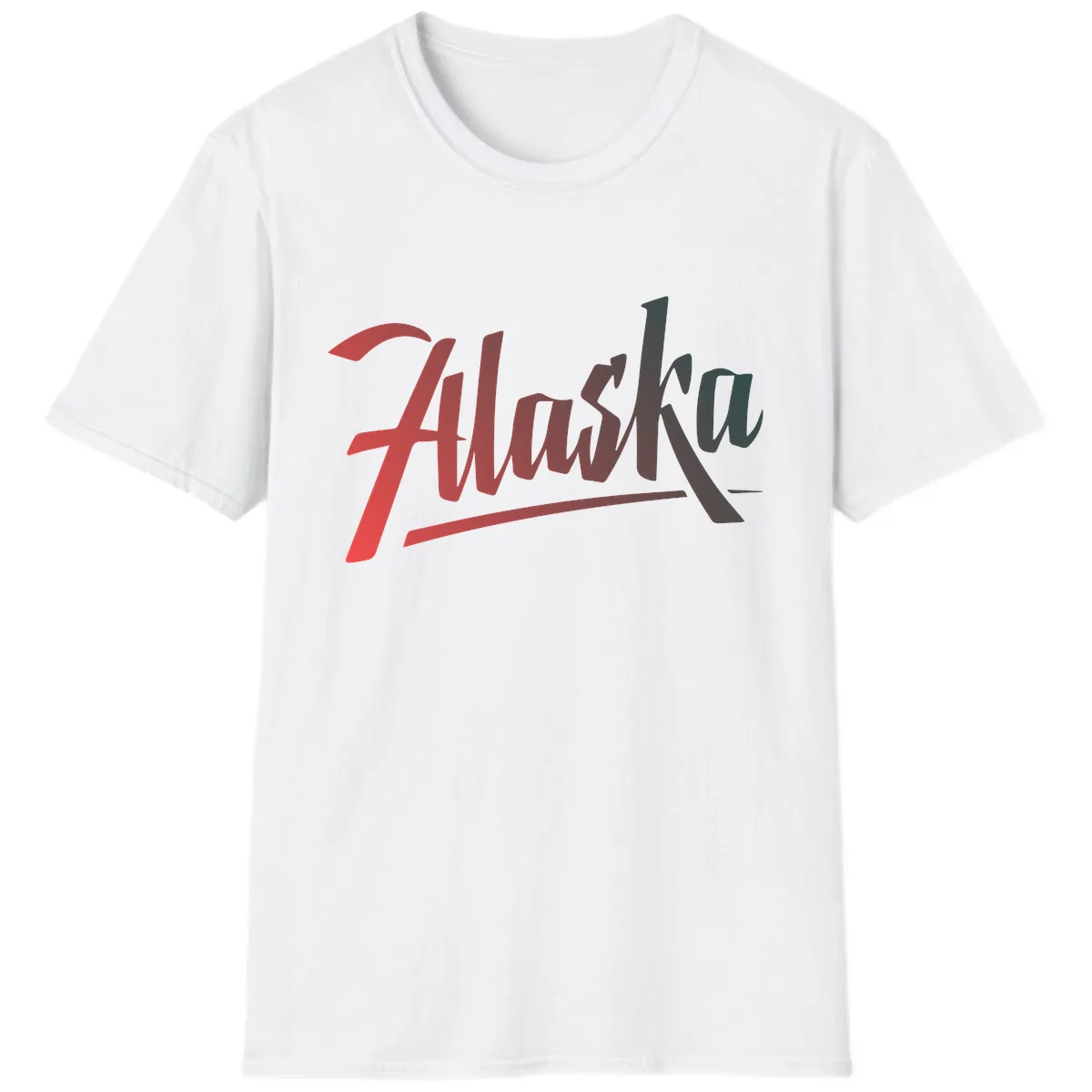 Alaska Cruise Upward Trend T-Shirt in White