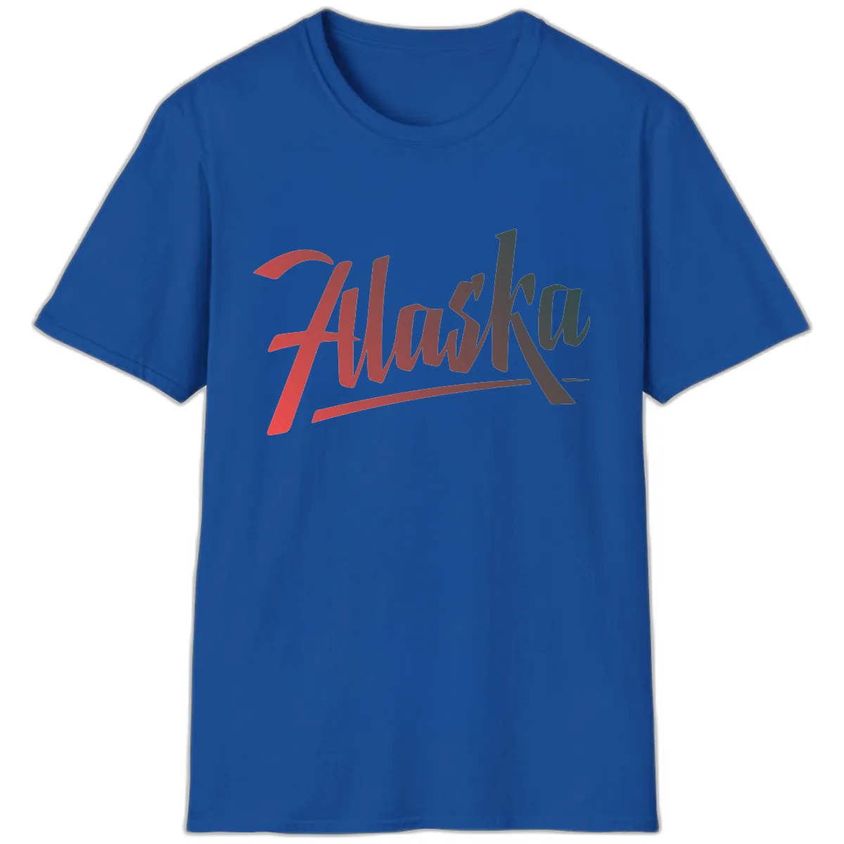 Alaska Cruise Upward Trend T-Shirt in Royal