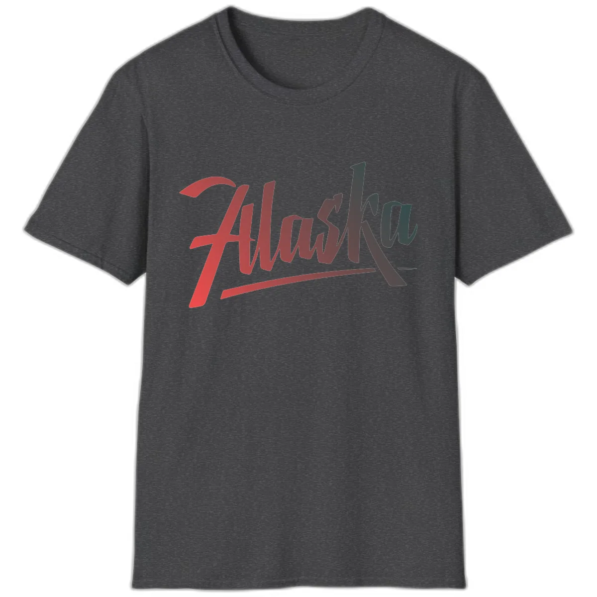 Alaska Cruise Upward Trend T-Shirt in Dark Heather