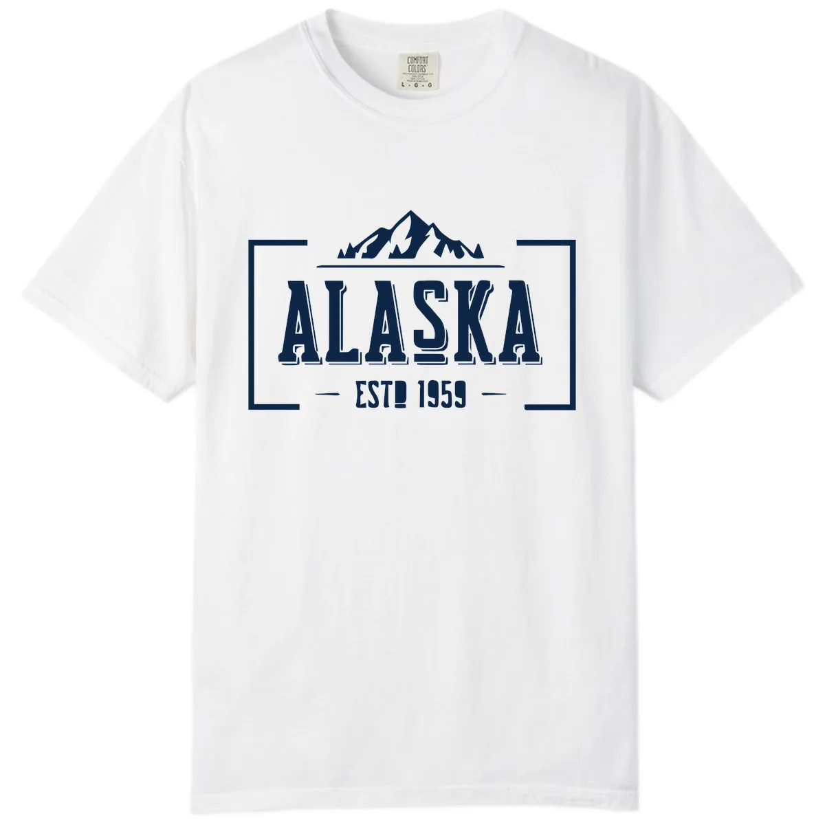 Alaska Cruise Design Awaiting Image Comfort Color in White