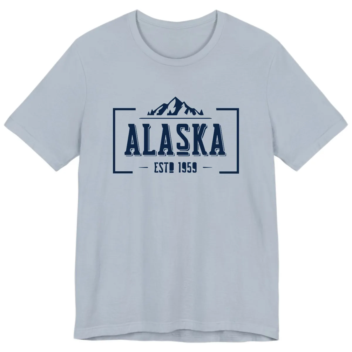 Alaska Cruise Design Awaiting Image Premium T-Shirt in Light Blue