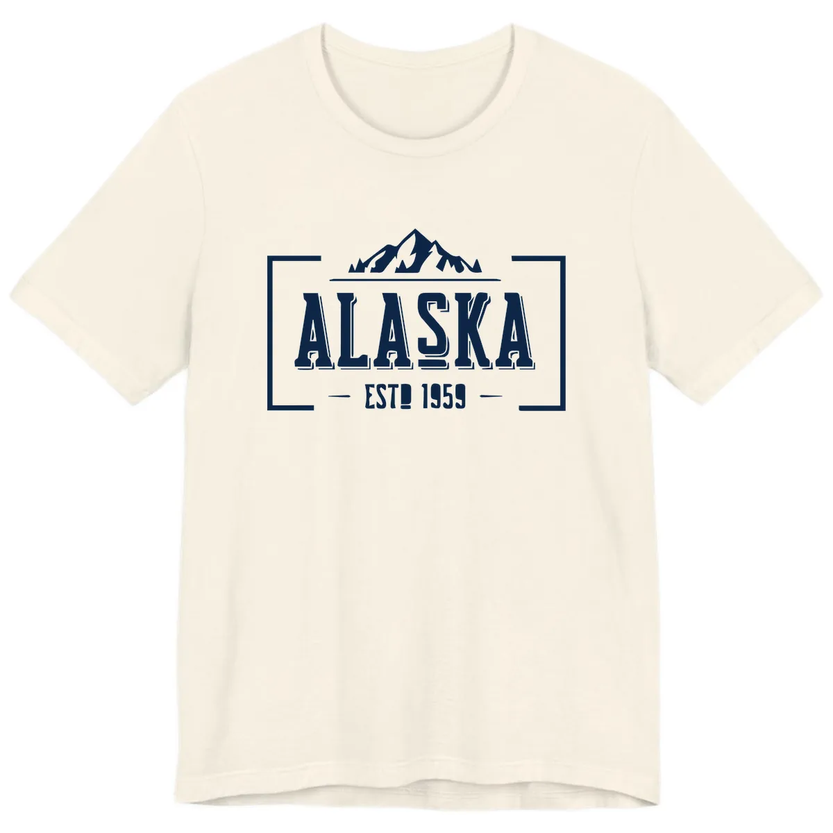 Alaska Cruise Design Awaiting Image Premium T-Shirt in Natural