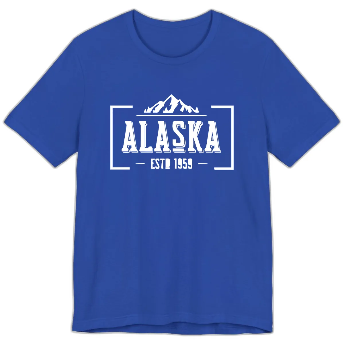 Alaska Cruise Design Awaiting Image Premium T-Shirt in True Royal