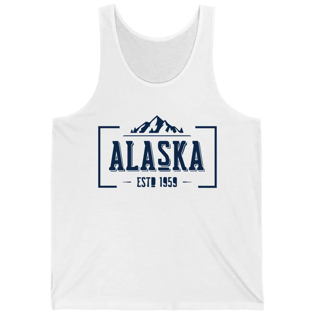 Alaska Cruise Design Awaiting Image Tank in White