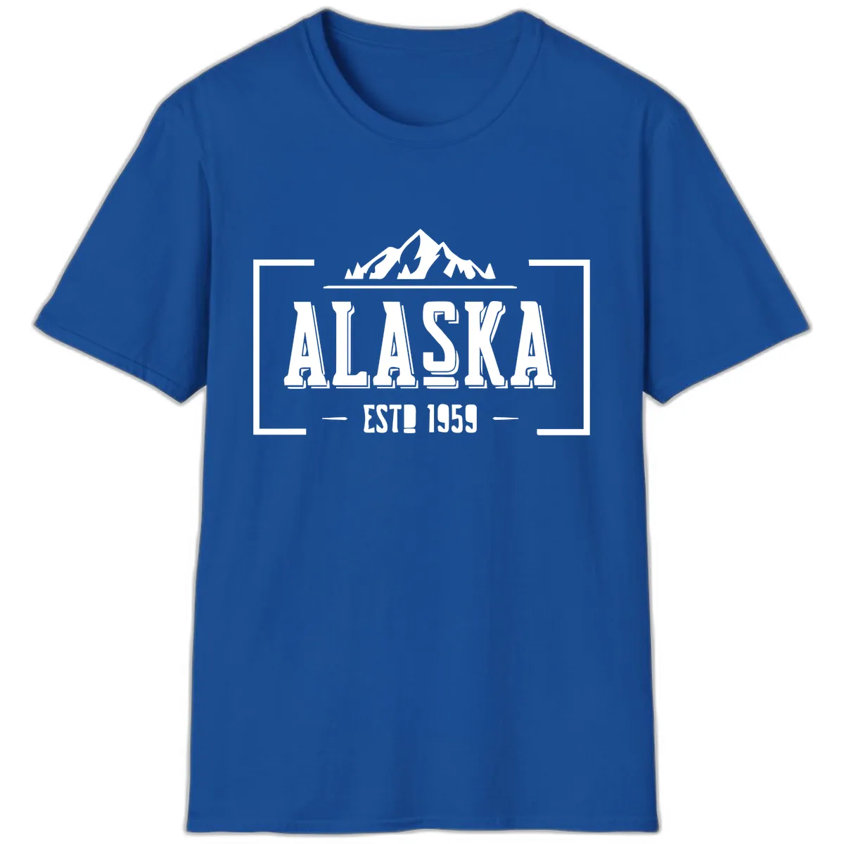 Alaska Cruise Design Awaiting Image T-Shirt in Royal