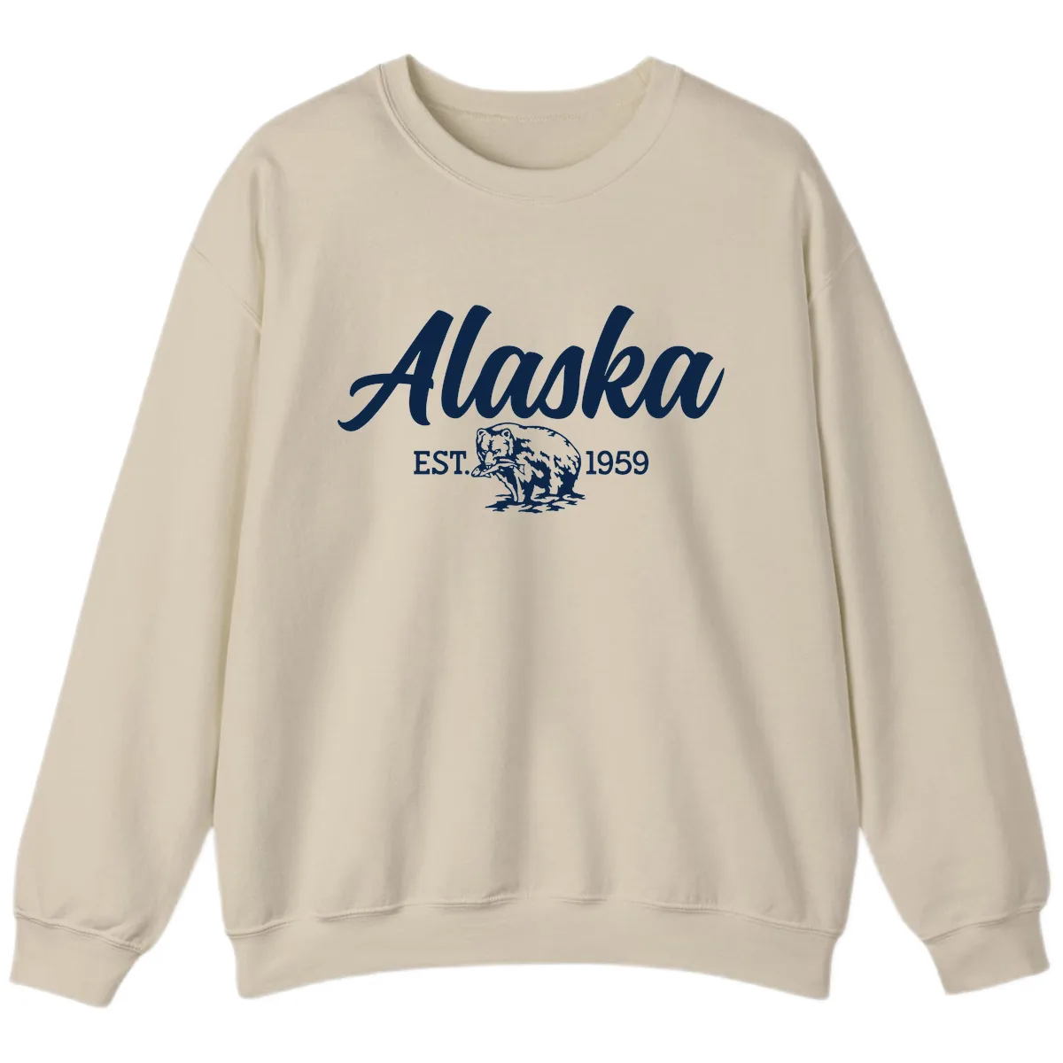 Alaskan Bear Established 1959 Sweatshirt in Sand