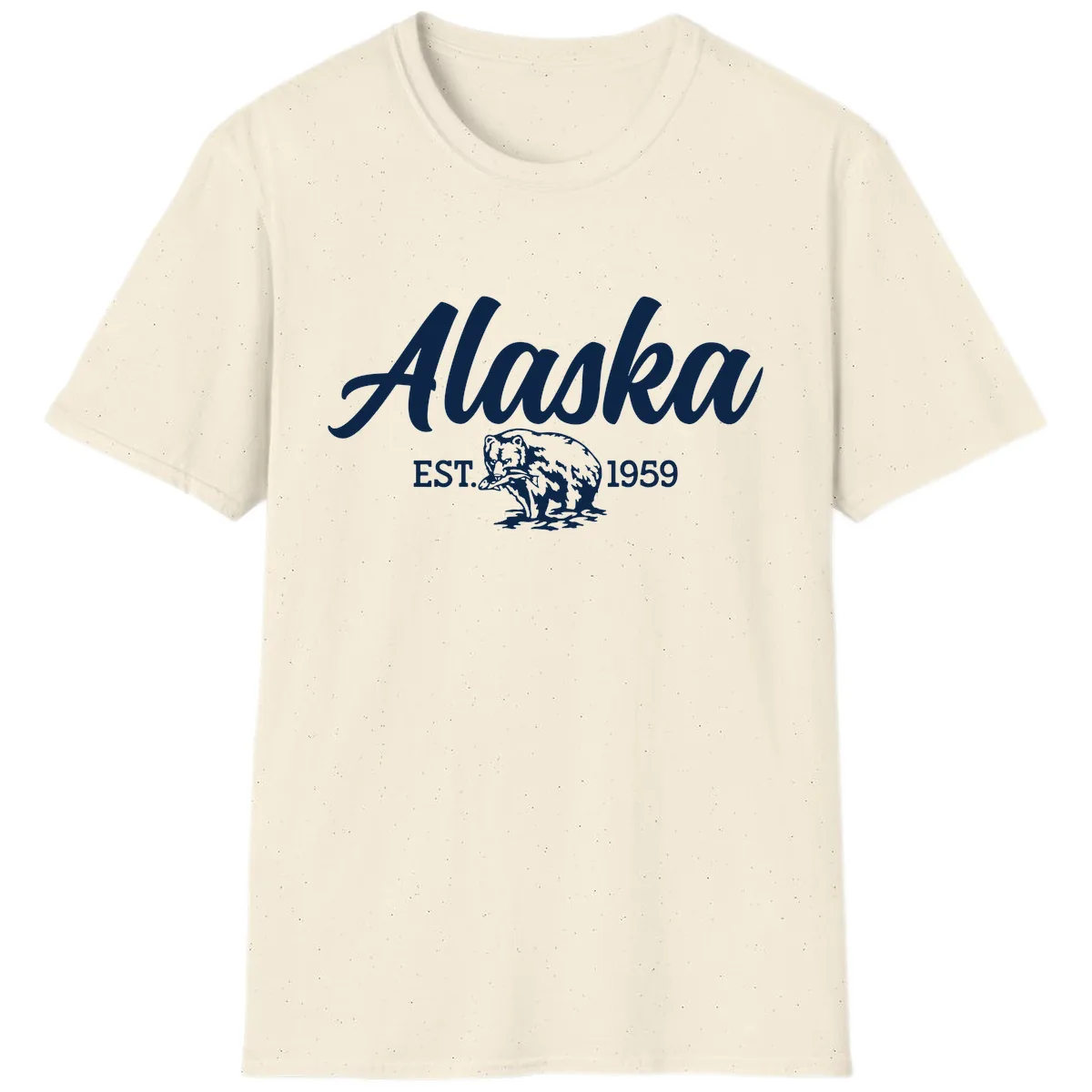 Alaskan Bear Established 1959 T-Shirt in Natural
