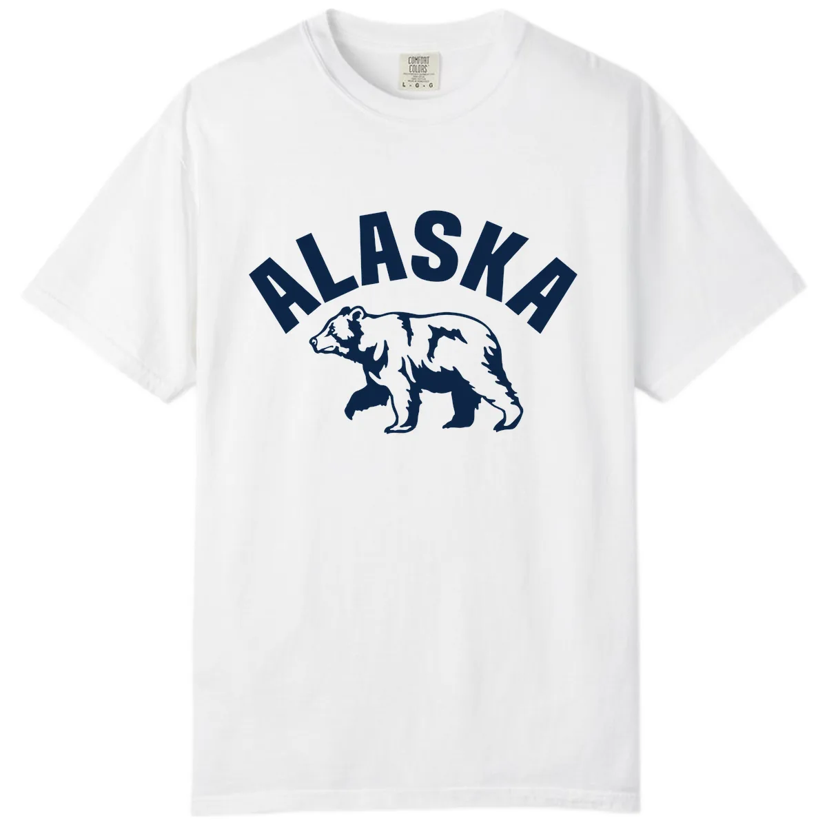 Alaska Bear Wildlife Cruise Design Comfort Color in White