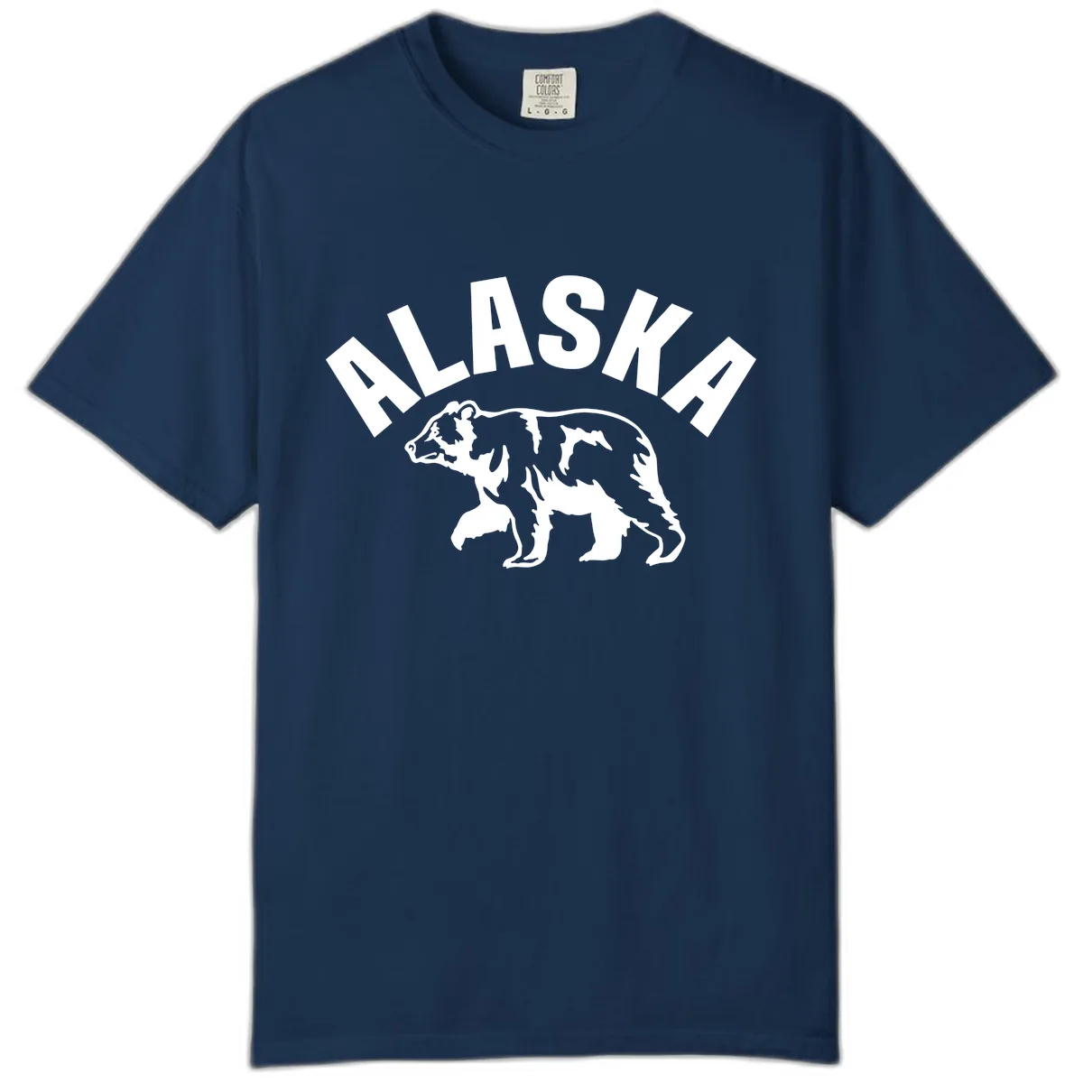 Alaska Bear Wildlife Cruise Design Comfort Color in Navy