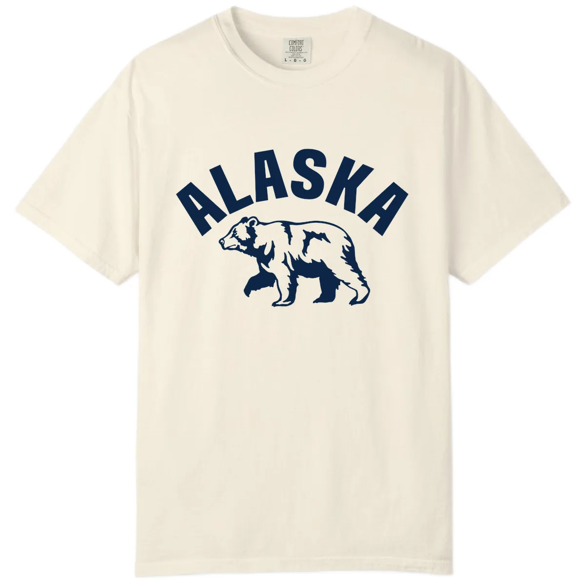 Alaska Bear Wildlife Cruise Design Comfort Color in Ivory
