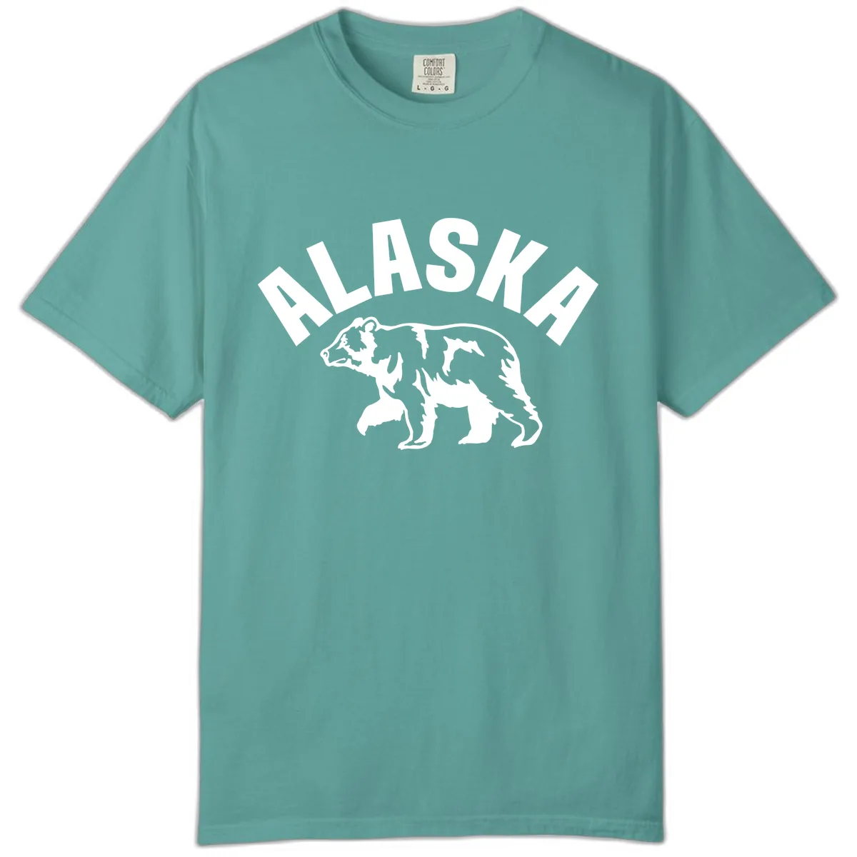 Alaska Bear Wildlife Cruise Design Comfort Color in Seafoam