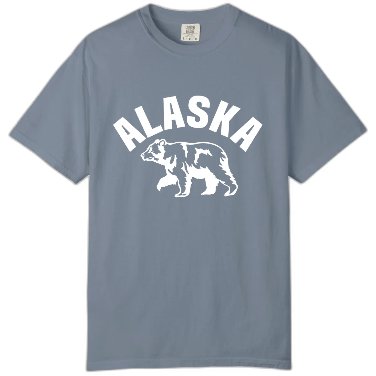 Alaska Bear Wildlife Cruise Design Comfort Color in Blue Jean