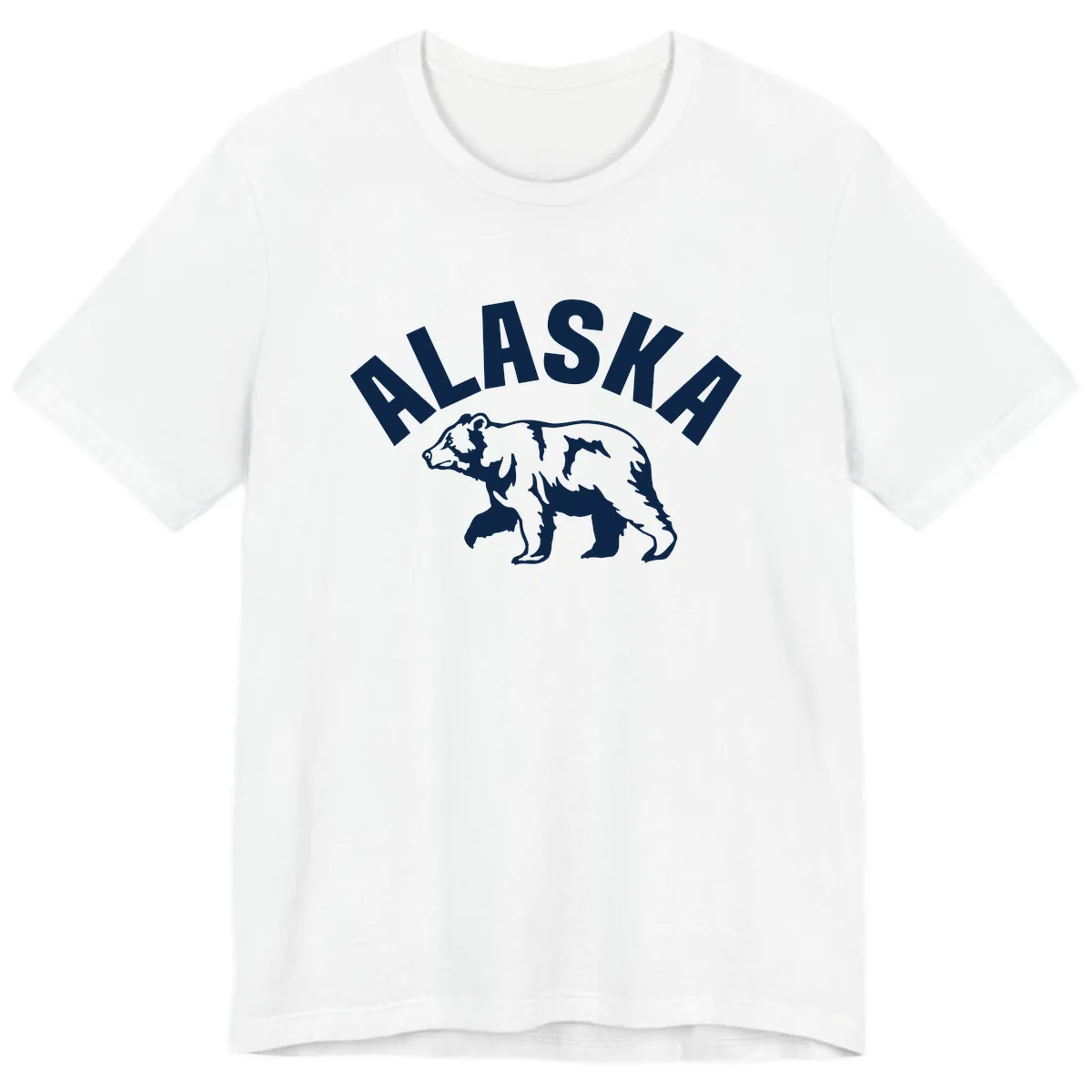 Alaska Bear Wildlife Cruise Design Premium T-Shirt in White