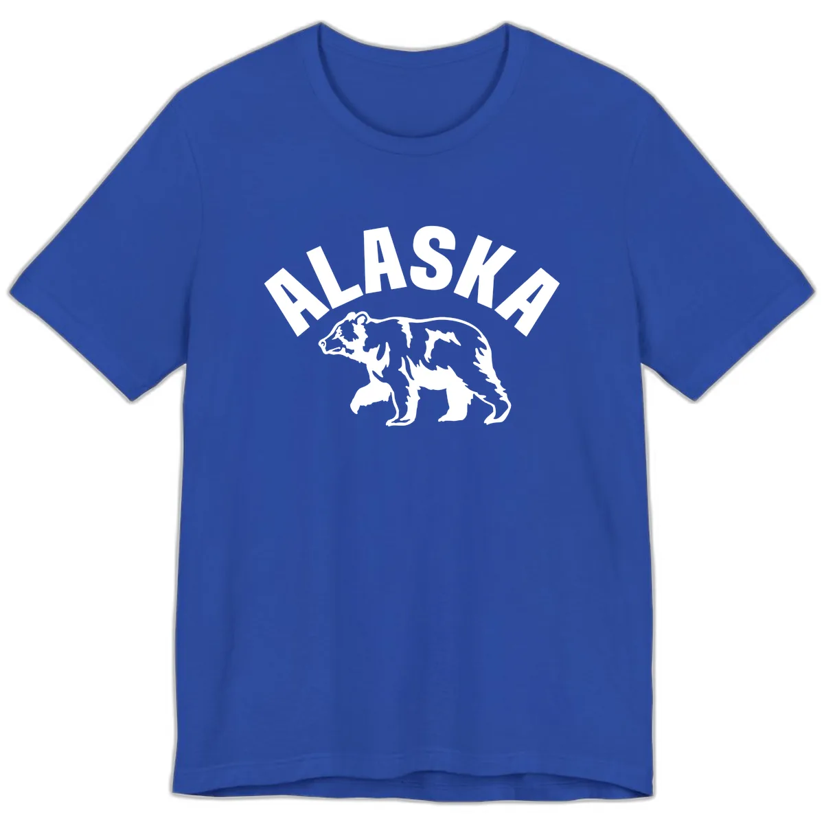 Alaska Bear Wildlife Cruise Design Premium T-Shirt in True Royal