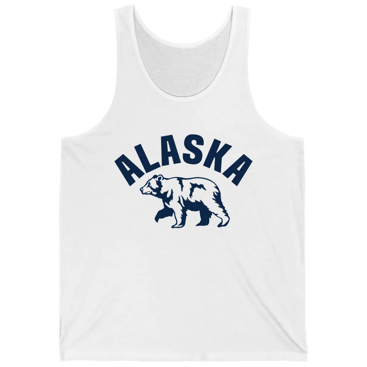 Alaska Bear Wildlife Cruise Design Tank in White