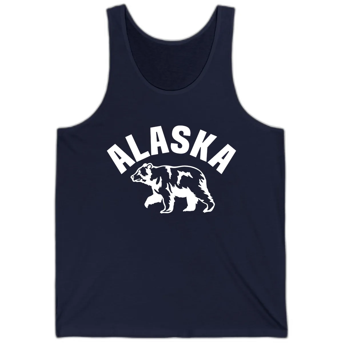 Alaska Bear Wildlife Cruise Design Tank in Navy