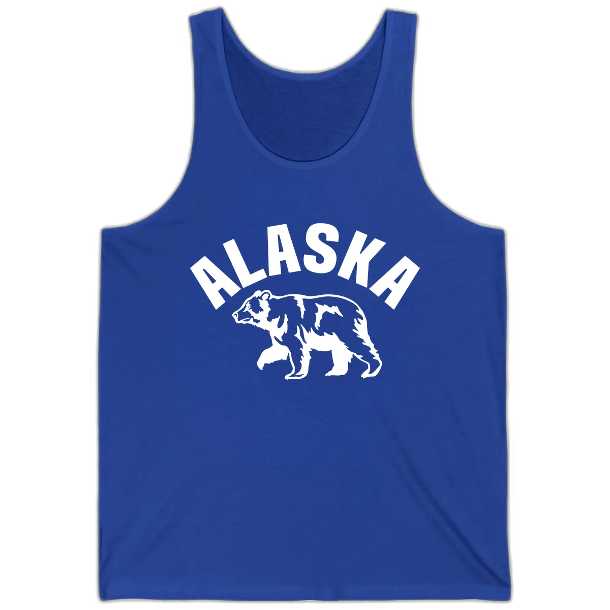 Alaska Bear Wildlife Cruise Design Tank in True Royal