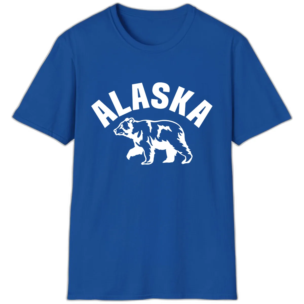 Alaska Bear Wildlife Cruise Design T-Shirt in Royal