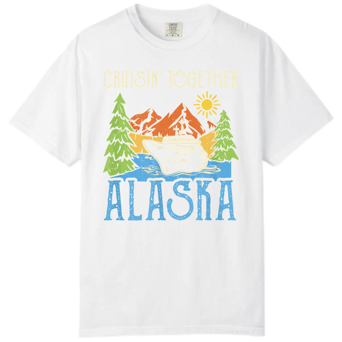 Cruisin' Together Alaska Comfort Color in White