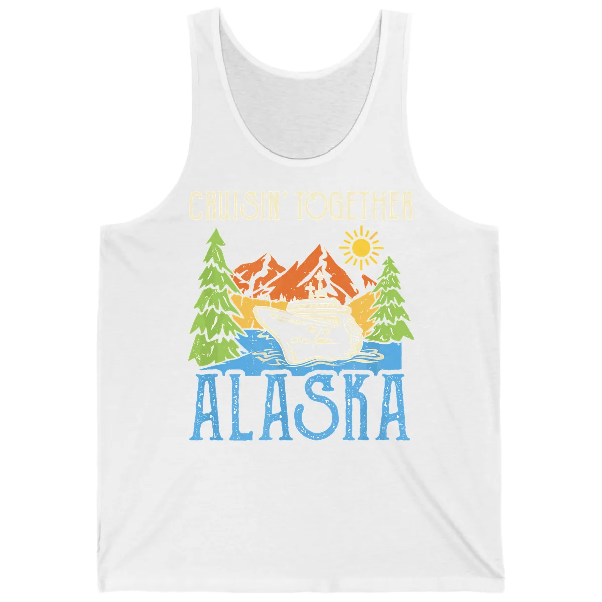 Cruisin' Together Alaska Tank in White