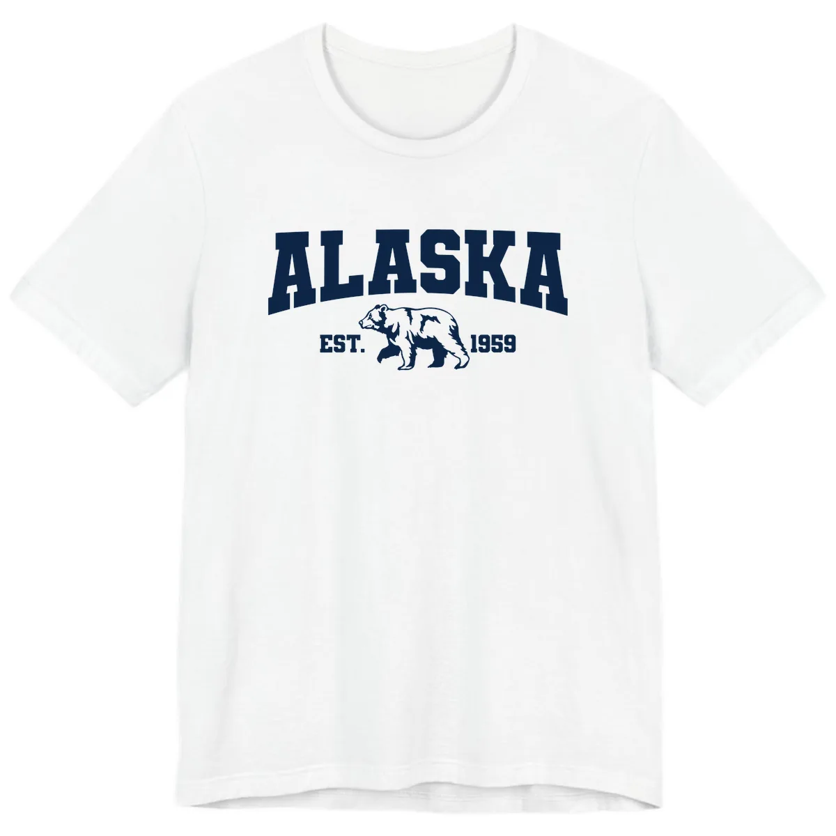 Alaska Bear Est. 1959 Premium T-Shirt in White