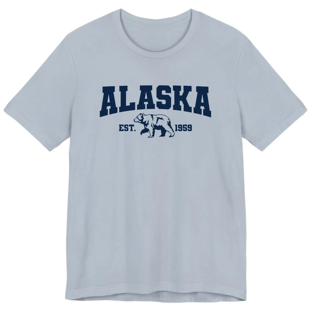 Alaska Bear Est. 1959 Premium T-Shirt in Light Blue