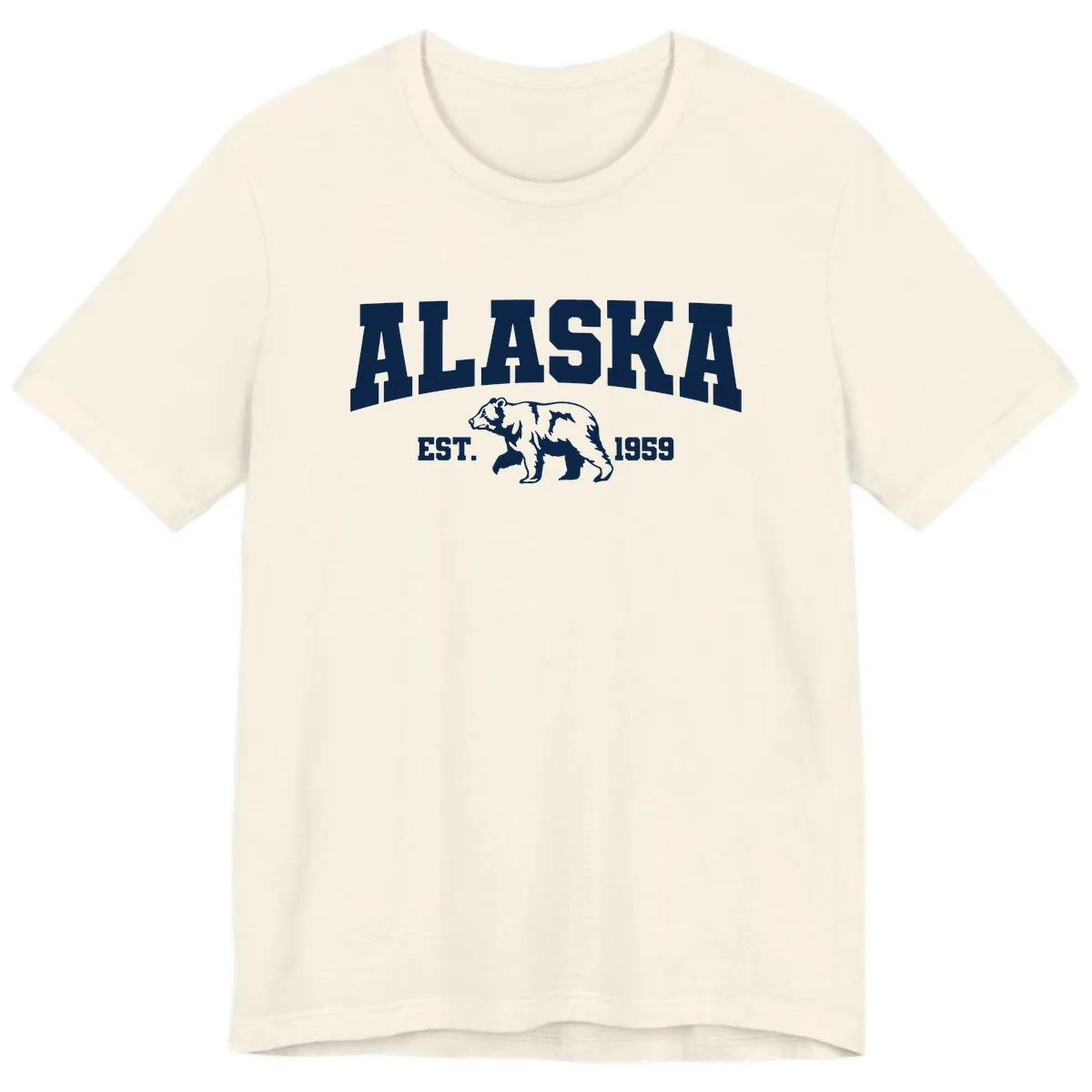 Alaska Bear Est. 1959 Premium T-Shirt in Natural