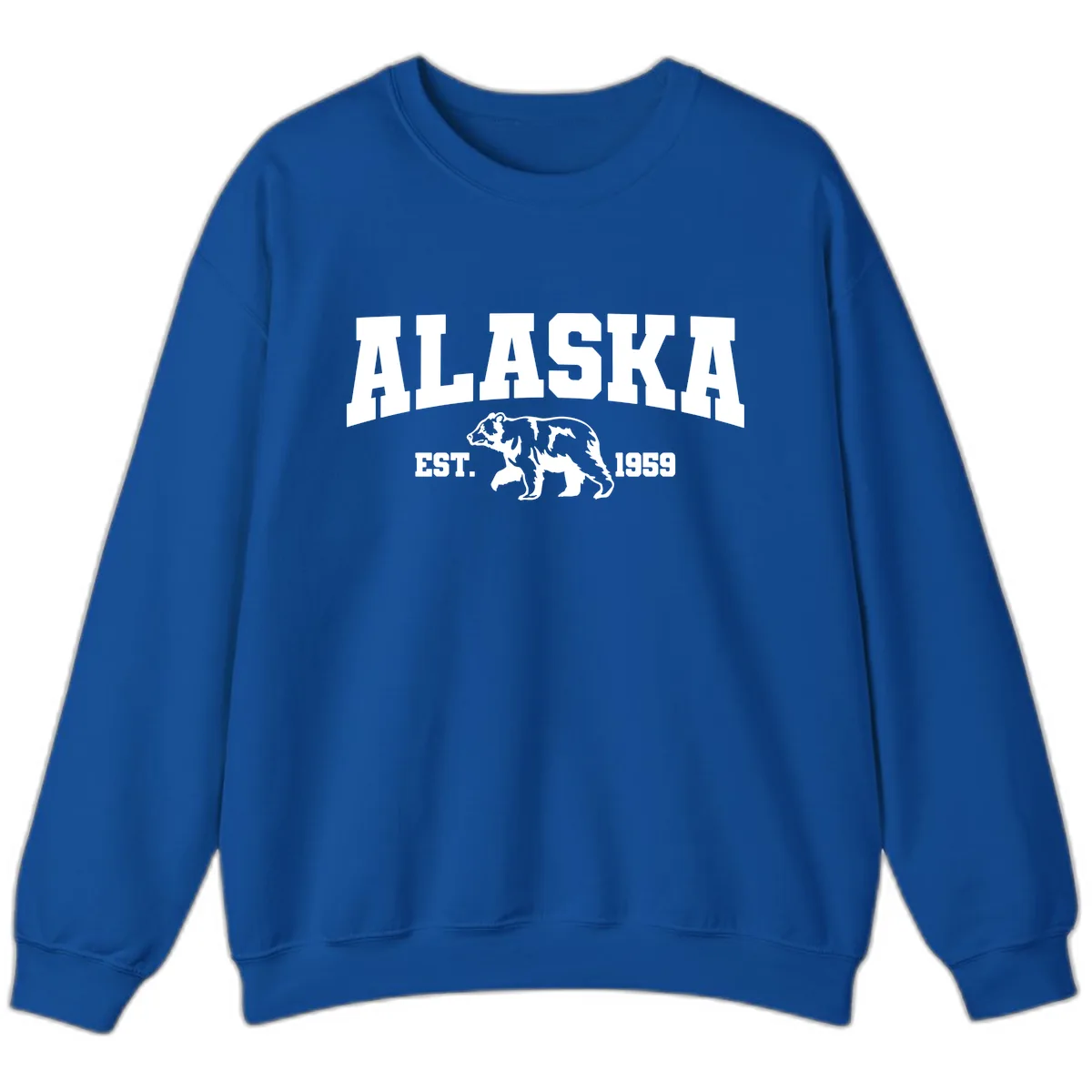 Alaska Bear Est. 1959 Sweatshirt in Royal
