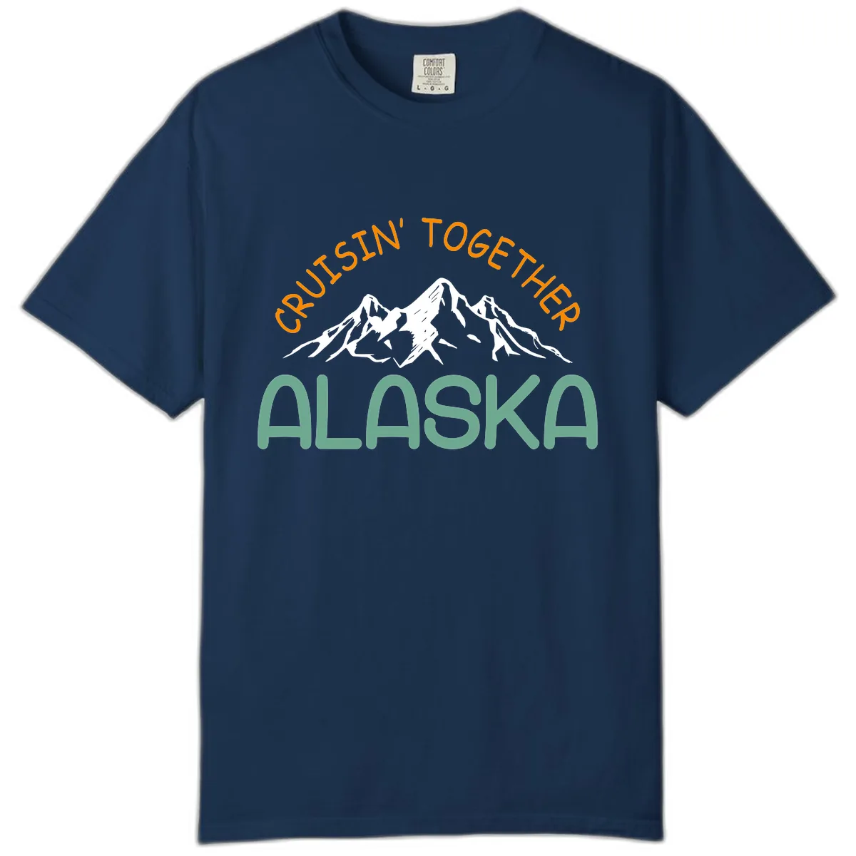Cruisin' Together Alaska Comfort Color in Navy